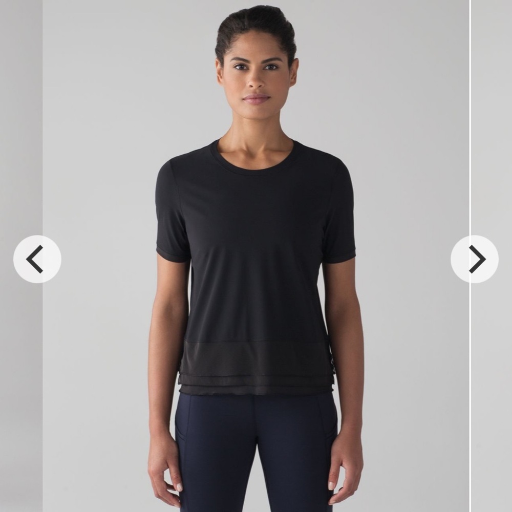 Lululemon Sole Training Short Sleeve Tee Sz 8